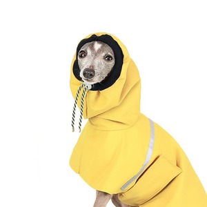 서울펫 outdoor raincoat (mustard)